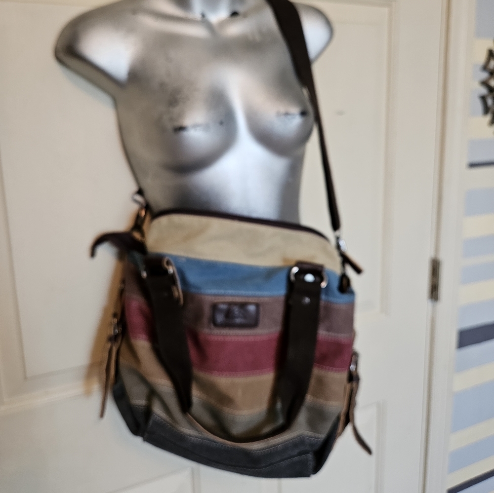 Canvas Colorblock Basic Bag Everyday Bag Travel - image 8